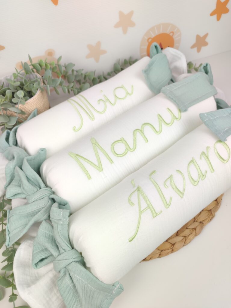 Cojín antivuelco Bambula Mini-mint