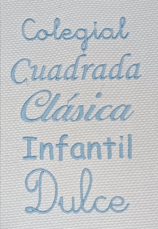 tipografías y colores personalizados