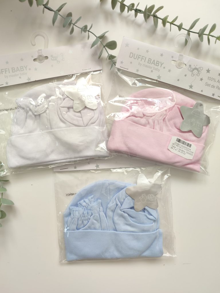 Pack Gorrito+manoplas+patucos