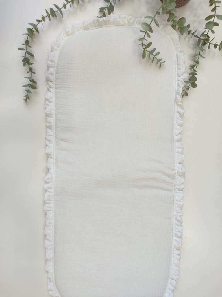 Sobrecolchón de bámbula blanca ( Capazo )