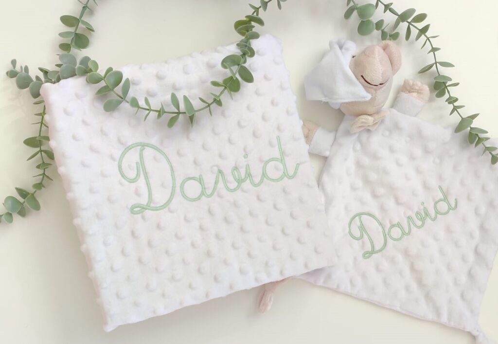 Manta y Doudou personalizados