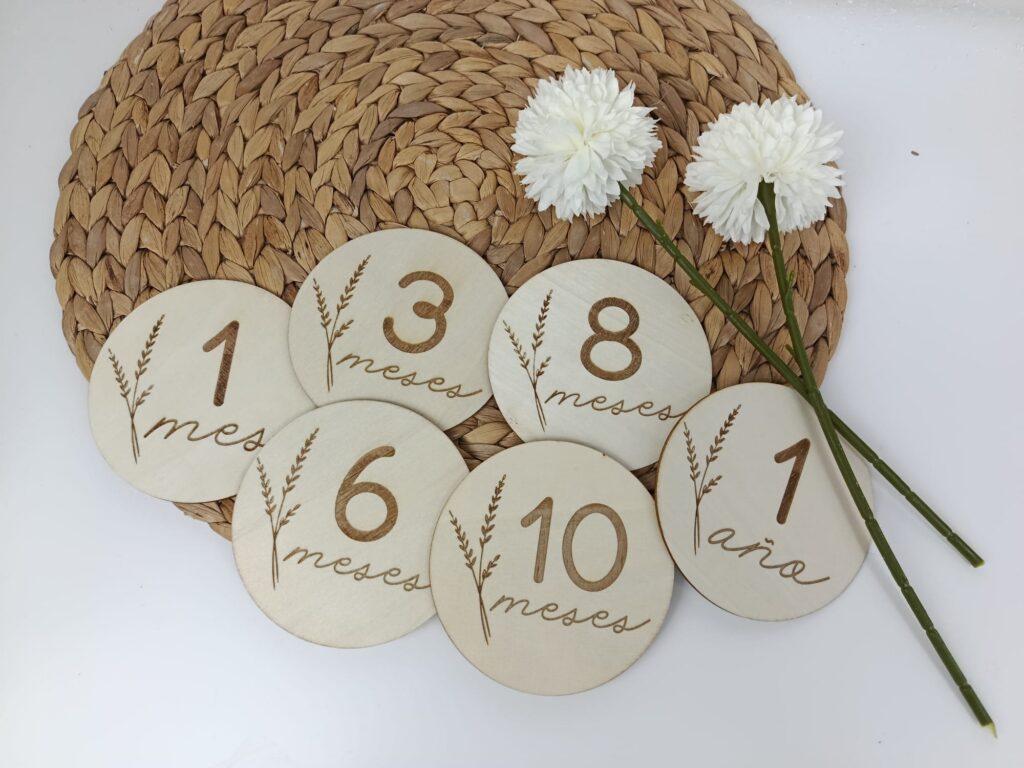 Círculos Cumplemes Colección Trigo