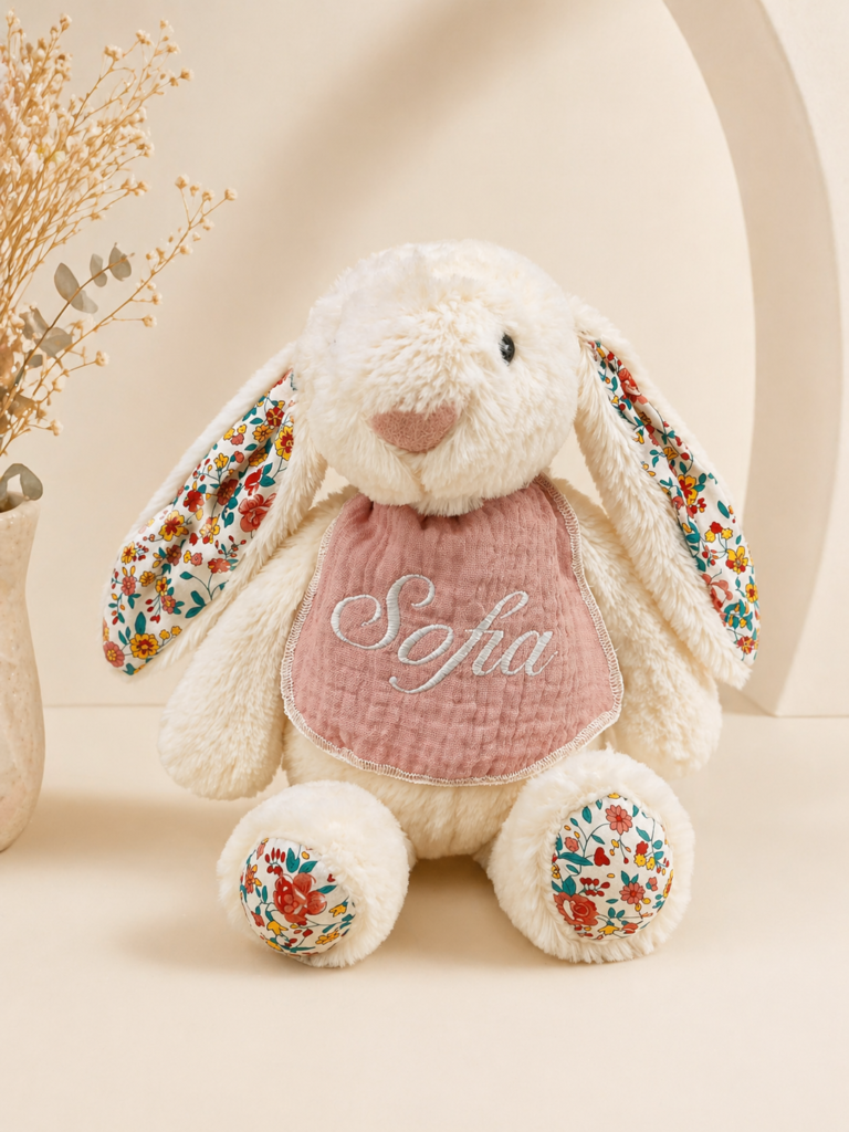 Conejito Dulce Personalizado Modelo Cuello Estampado