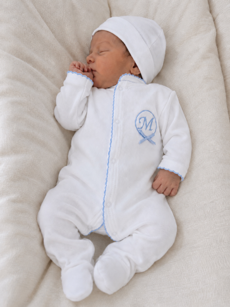 Pack Pijama Algodón LePetit + Gorrito Personalizado Neonatal
