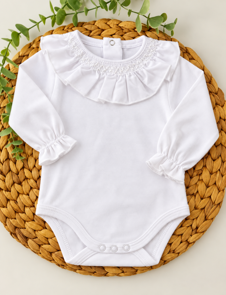 Body cuello Punto Inglés